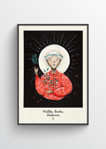 Plakat Matka Boska Roślinna Plakat Matka Boska Roślinna