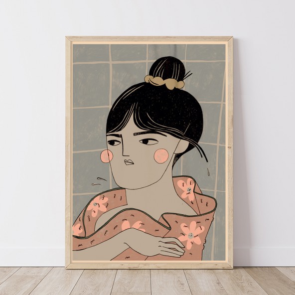 Bathroom Portrait Poster Bathroom Portrait Poster