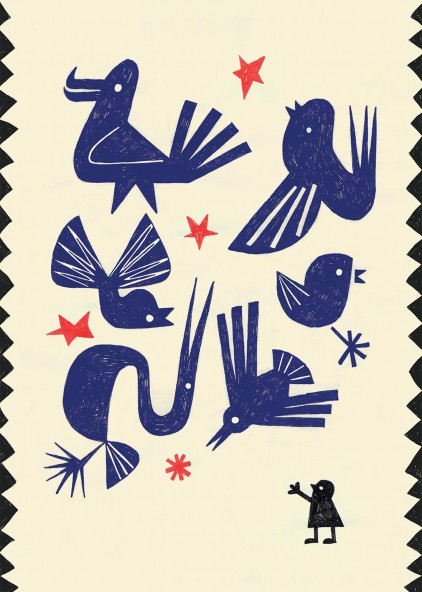 Plakat Ptasiors in the sky