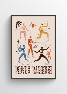 Plakat Power Rangers 2