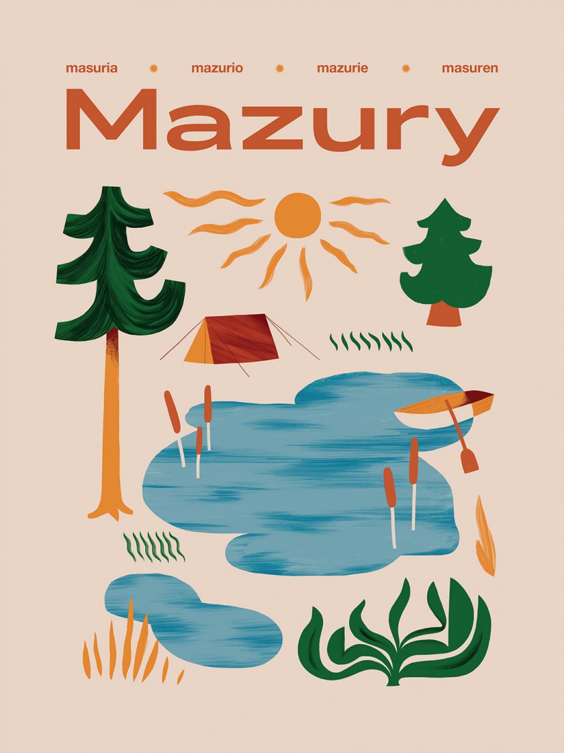 Plakat Mazury
