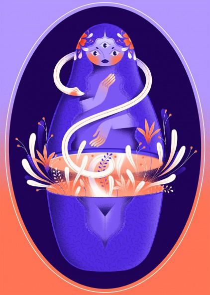 Plakat Matrioszka Plakat Matrioszka