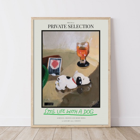 Still Life With a Dog Poster Still Life With a Dog Poster