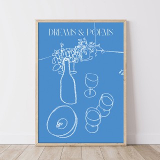 Plakat Blue Table 2