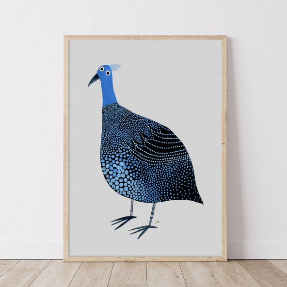 Guinea Fowl II Poster