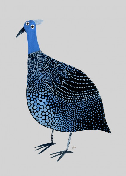 Guinea Fowl II Poster