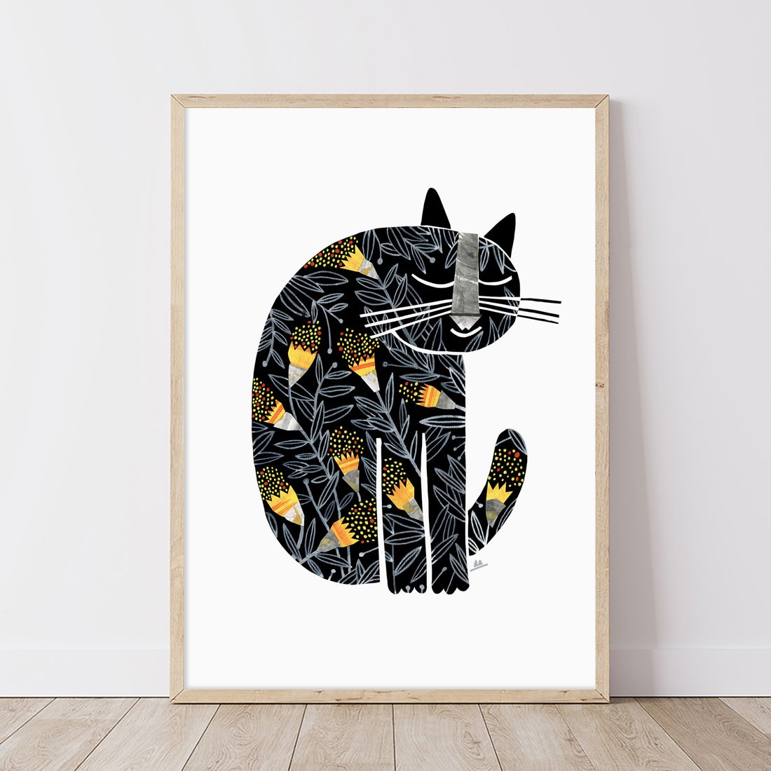 Plakat Grudniowy kot