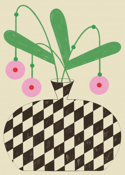 Plakat Kwiaty w wazonie II