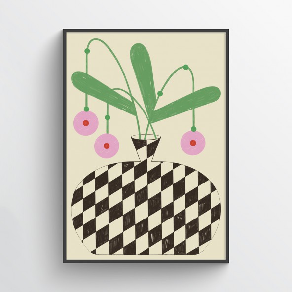 Flowers In A Vase II Poster