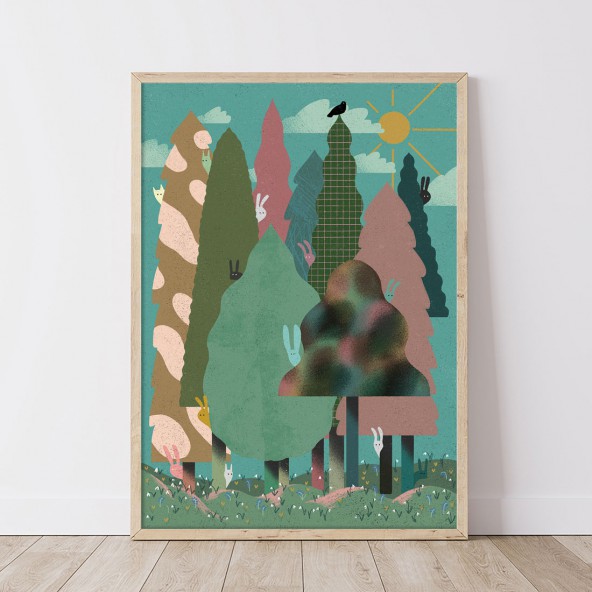 Spring Forest Poster Spring Forest Poster