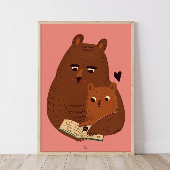 Bears Read Poster
