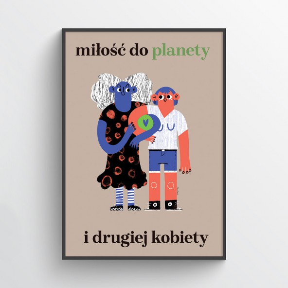 Plakat Miłość do planety Plakat Miłość do planety
