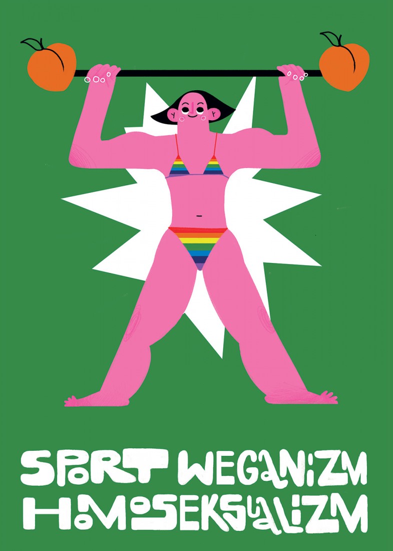 Plakat Sport weganizm II