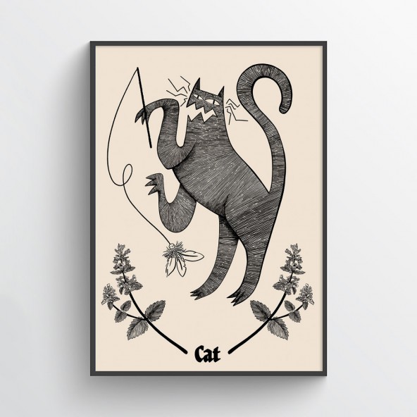 A Cat Poster A Cat Poster