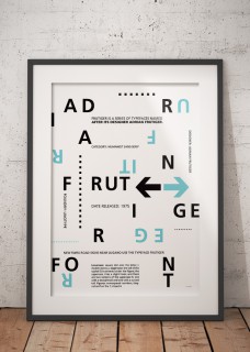 Plakat Frutiger II 2