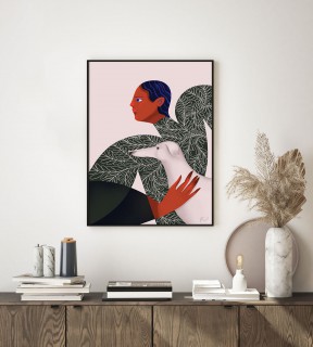Lady With A Dog Poster 2