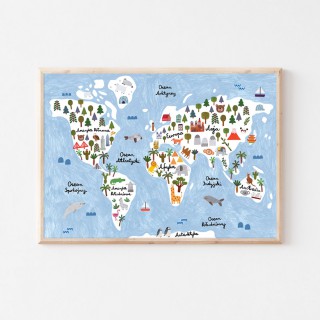 Plakat Darii Solak Mapa 2