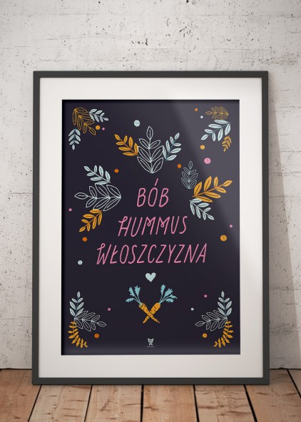 Bób hummus włoszczyzna II Bób hummus włoszczyzna II