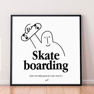 Plakat "Skateboarding" Daniela Kowackiego 2