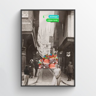 Plakat Cukierki Bartosza Walata 2