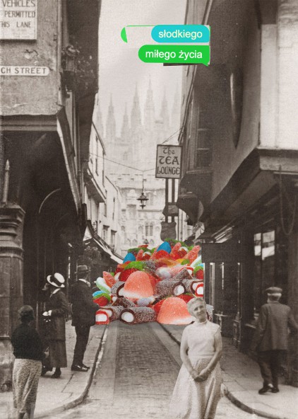 Plakat Cukierki Bartosza Walata Plakat Cukierki Bartosza Walata