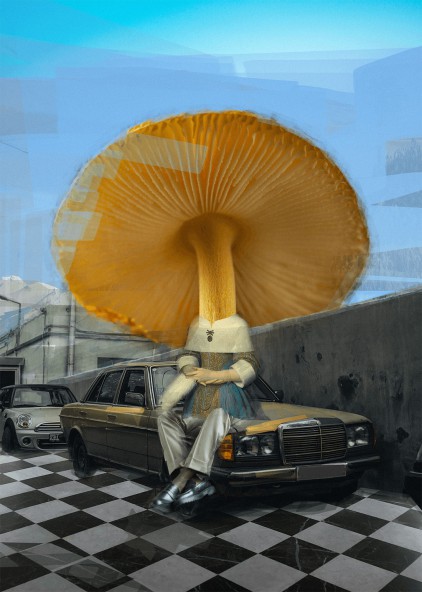 Plakat Bartosza Walata Mr Benz