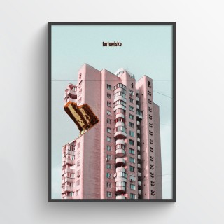 Plakat Bartosza Walata "Tortowisko" 2