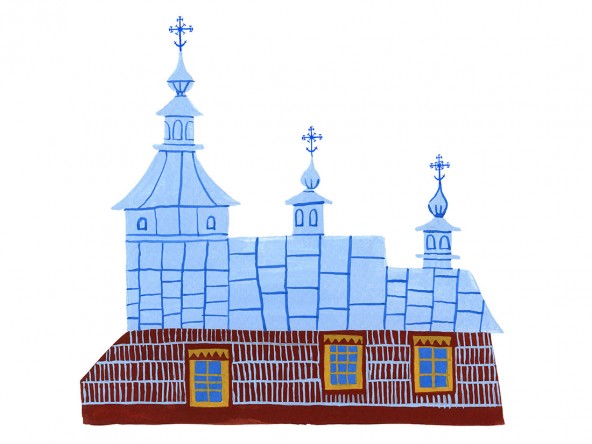 Cerkiew Archanioła Poster