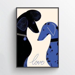 Plakat "Love" Kai Wojtygi 2