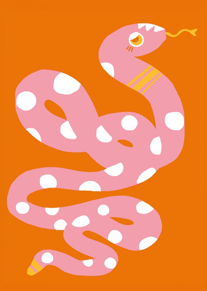 Plakat Snake Kai Wojtygi
