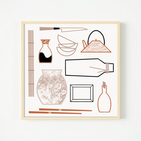 Plakat Sushi Set