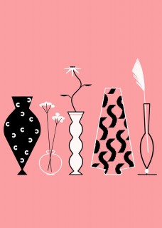 Plakat Kai Wojtygi "Vases"