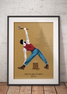 Plakat Robota nie zając 2