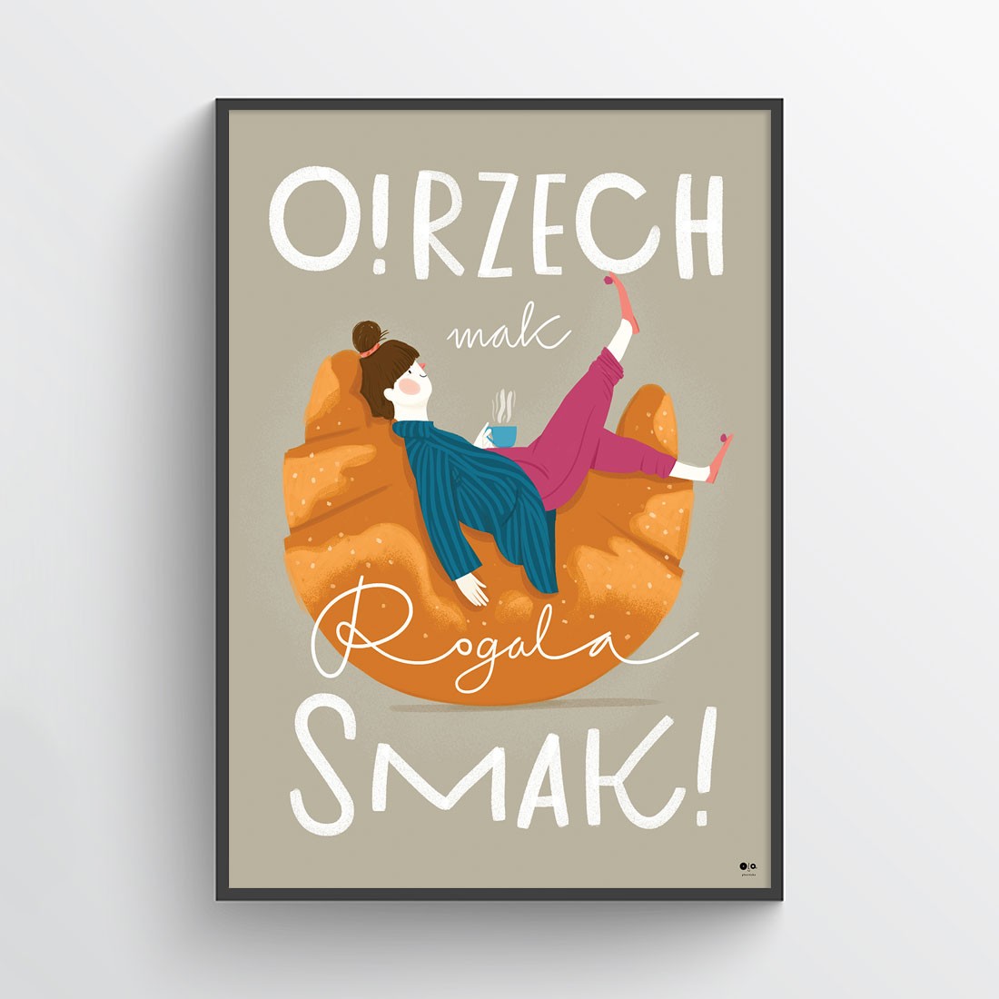 Plakat Oli Płocińskiej "Rogal I"