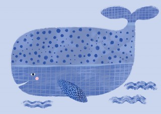 Whale Poster