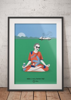 Plakat Baba z wozu 2