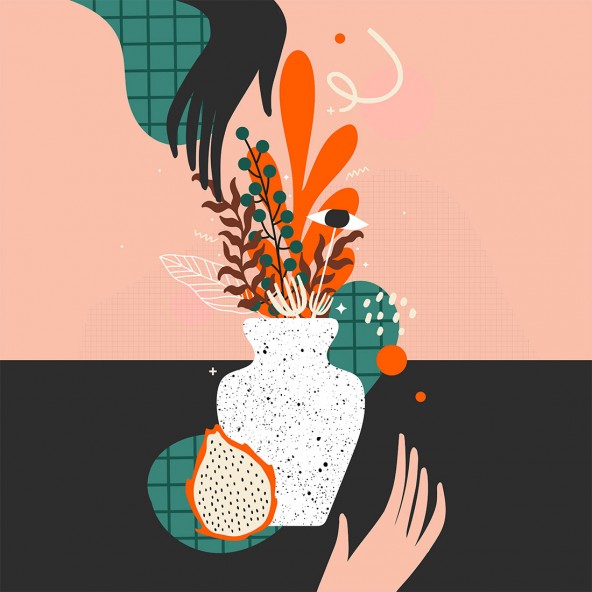 Plakat Wspólny stół