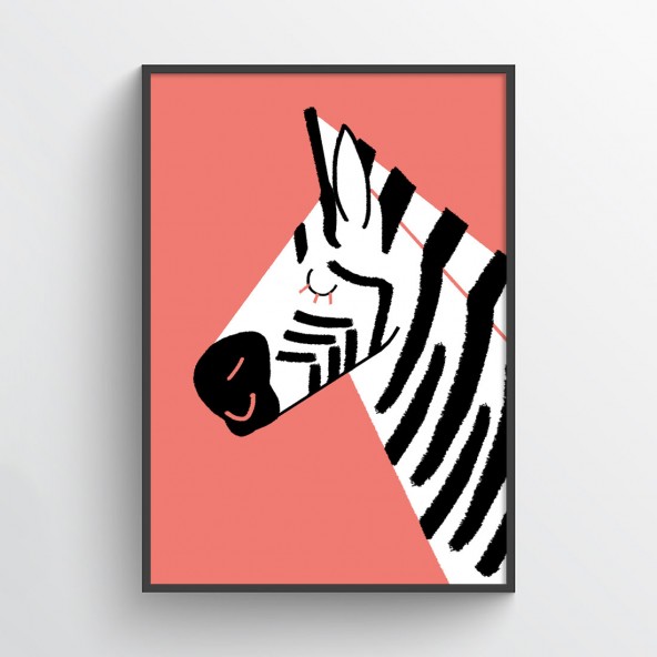 Zebra Poster Zebra Poster