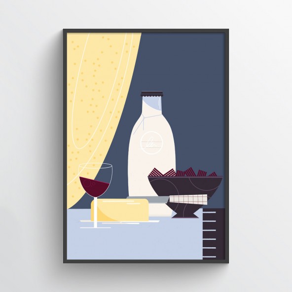 Wine Pairing I Poster Wine Pairing I Poster