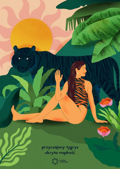 Plakat Przyczajony tygrys