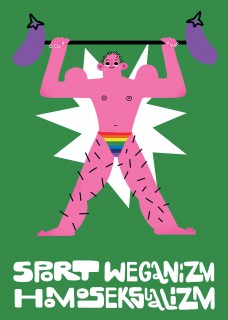 Plakat Sport weganizm I