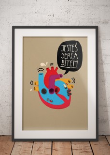 Plakat Jesteś serca bitem 2