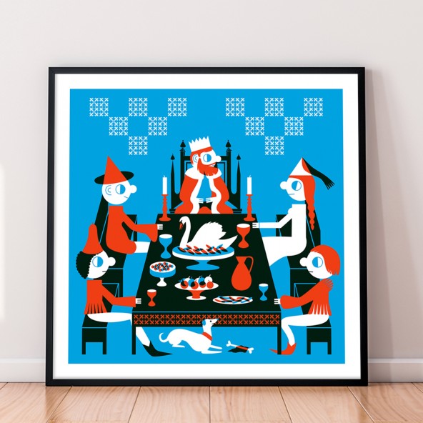 The King Art Print The King Art Print
