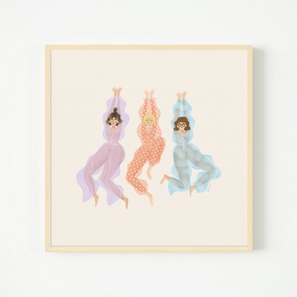 Plakat Pyjama threesome Plakat Pyjama threesome
