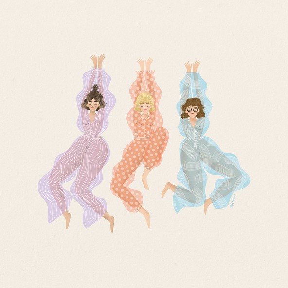 Pyjama threesome Poster