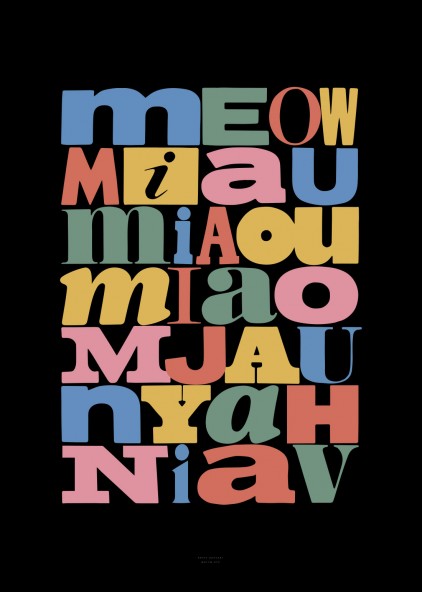 Kocie języczki dark Poster Kocie języczki dark Poster