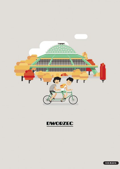 Plakat Dworzec Plakat Dworzec