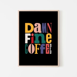 Plakat Damn Fine Coffee ciemne 2