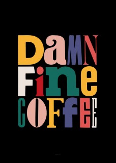 Damn Fine Coffee dark Poster