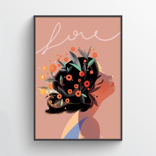 Flower Head Poster 2